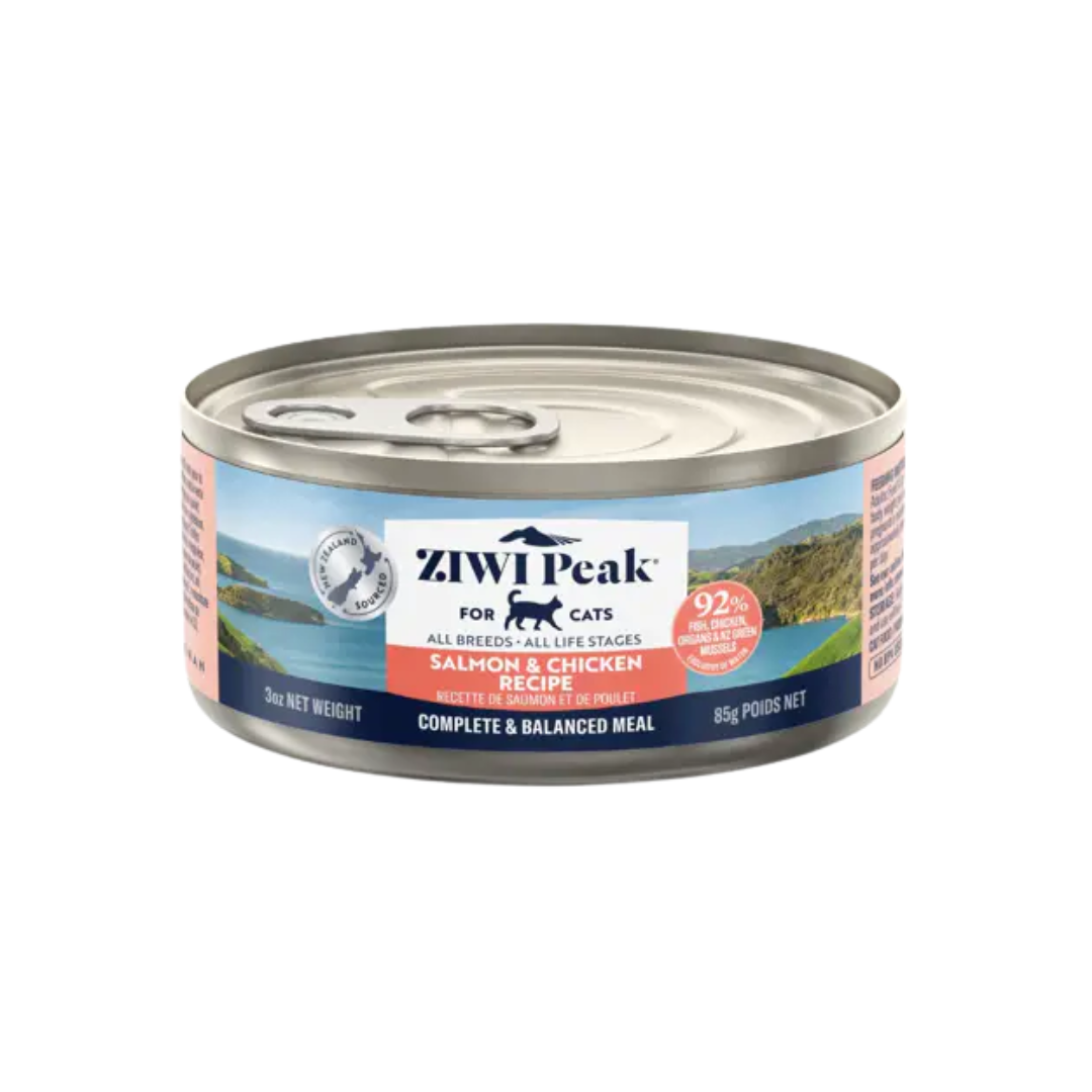 ZIWI Peak Wet Cat Food - Salmon & Chicken Recipe Canned