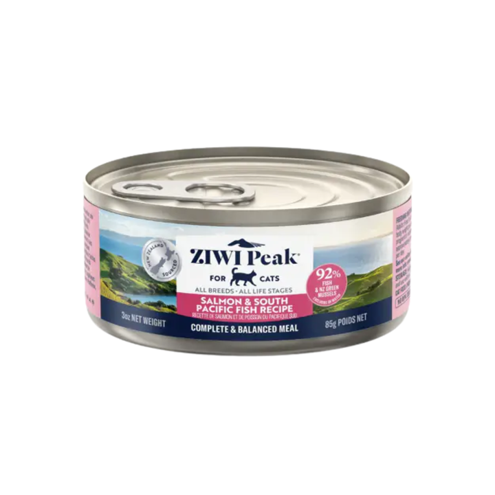 ZIWI Peak Wet Cat Food - Salmon & South Pacific Fish Recipe Canned