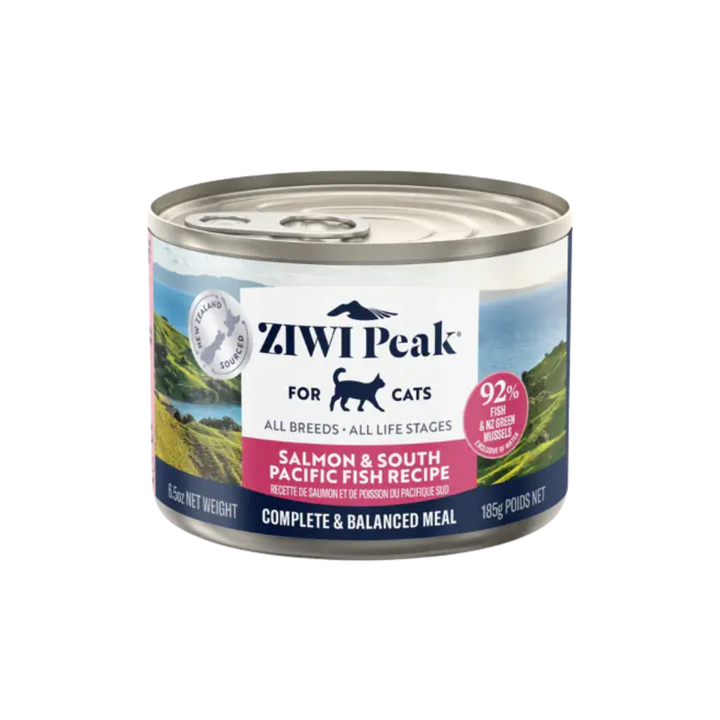 ZIWI Peak Wet Cat Food - Salmon & South Pacific Fish Recipe Canned