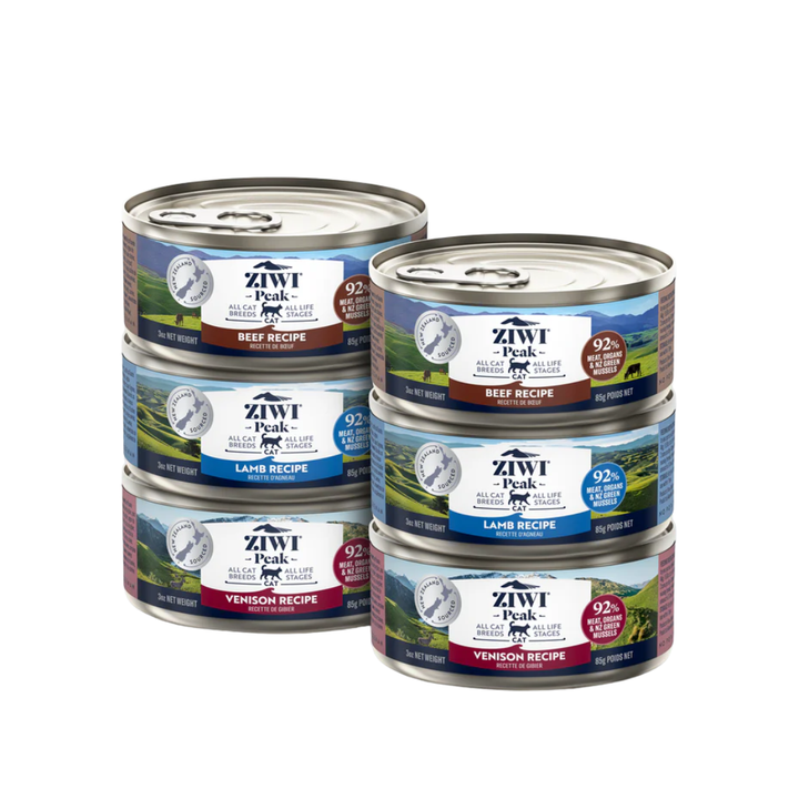 ZIWI Peak Wet Cat Food - Variety Pack - Beef, Lamb, & Venison