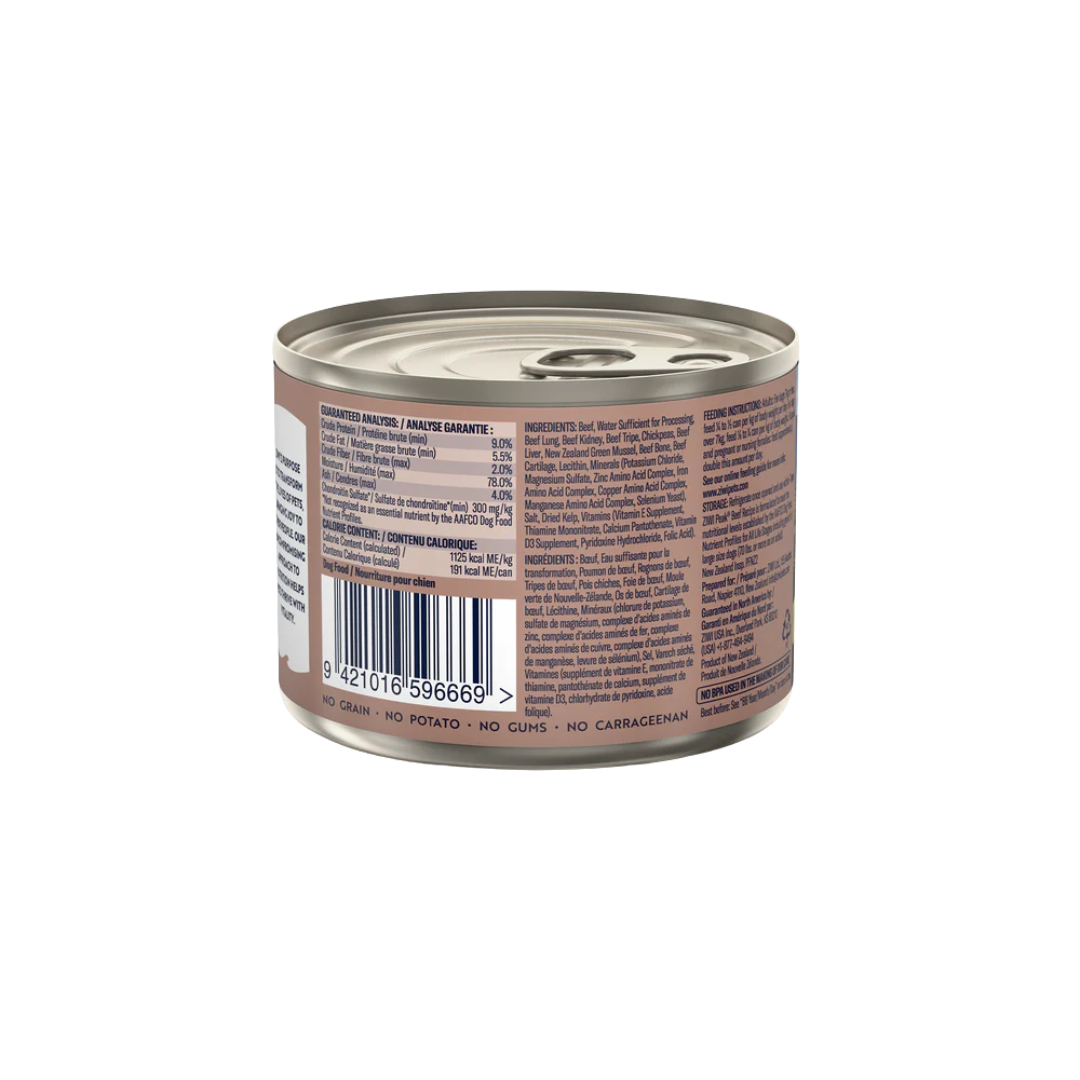 ZIWI Peak Wet Dog Food - Variety Pack - Beef & Lamb