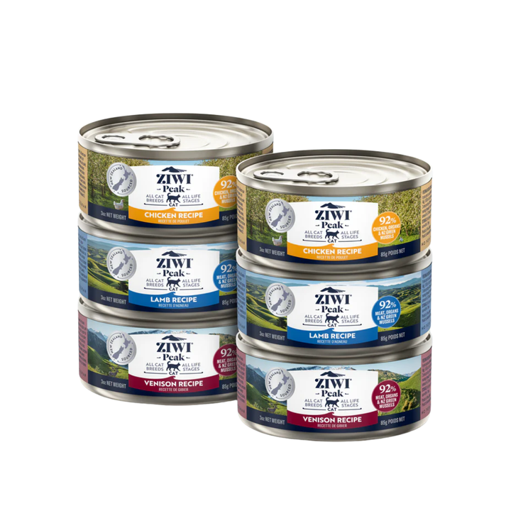 ZIWI Peak Wet Cat Food - Variety Pack - Chicken, Lamb, & Venison