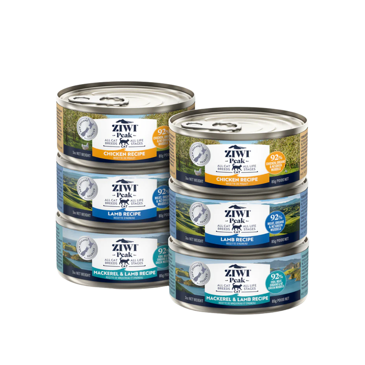 ZIWI Peak Wet Cat Food - Variety Pack - Chicken, Lamb, and Mackerel & Lamb