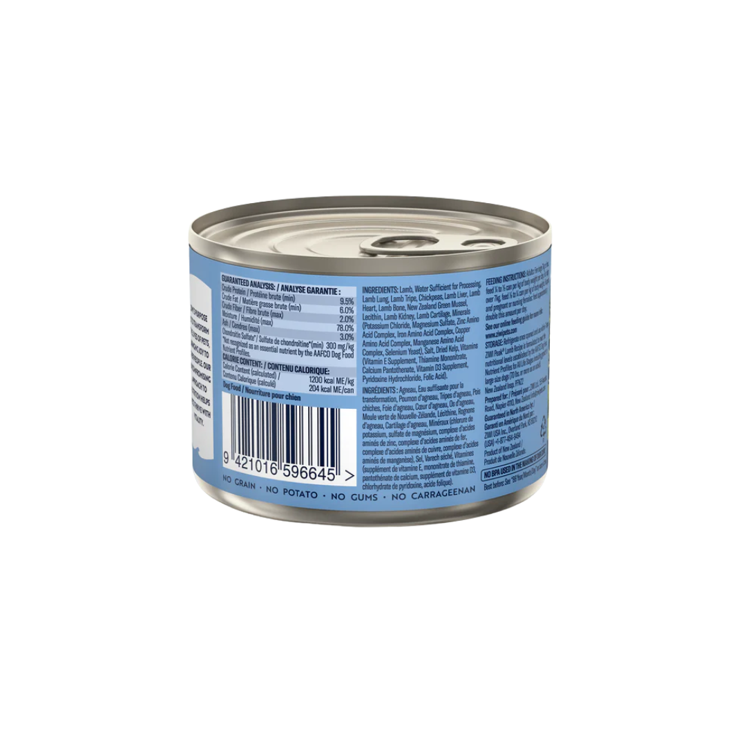 ZIWI Peak Wet Dog Food - Variety Pack - Beef & Lamb