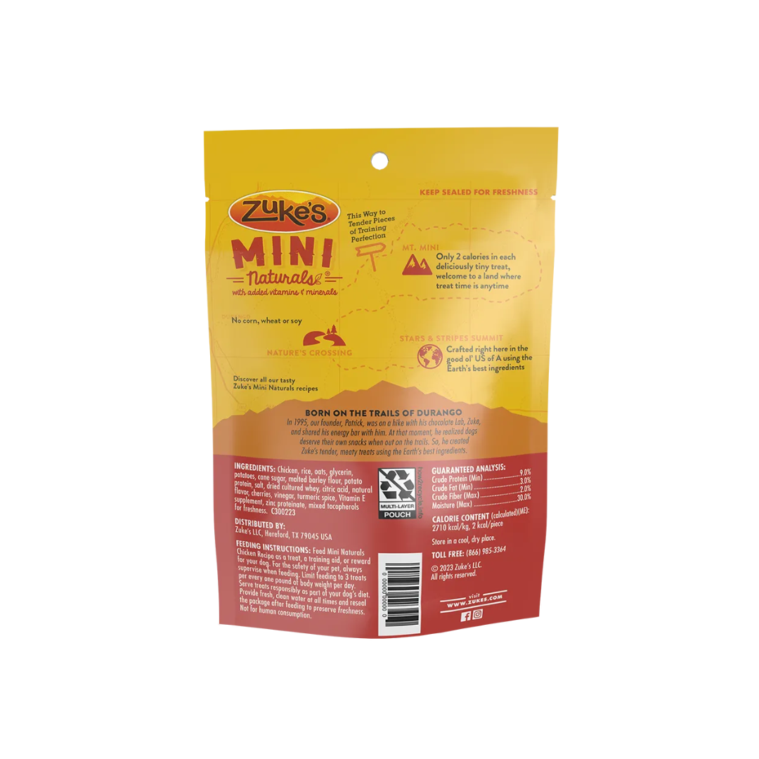 Zuke's Dog Treats - Mini Naturals Chicken