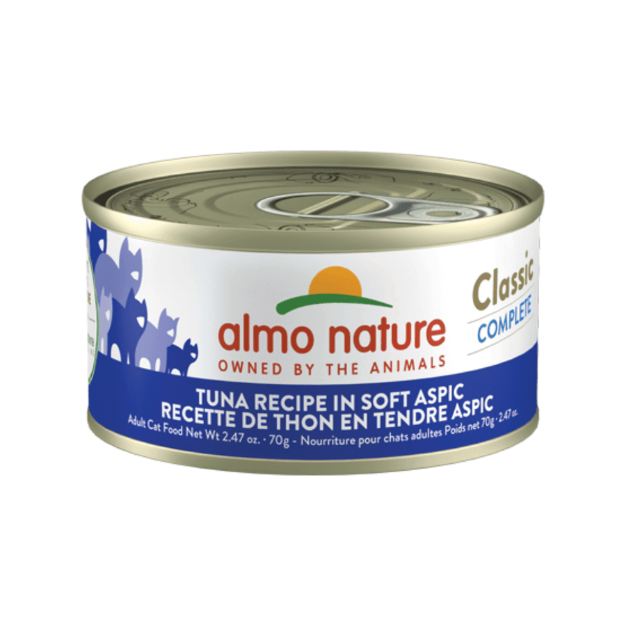 Almo Nature Wet Cat Food - Classic Complete Tuna Recipe in Soft Aspic Canned - Toronto Pets