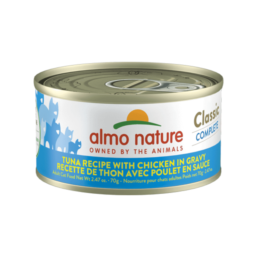 Almo Nature Wet Cat Food - Classic Complete Tuna Recipe with Chicken in Gravy Canned - Toronto Pets