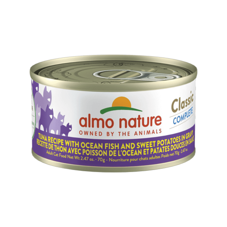 Almo Nature Wet Cat Food - Classic Complete Tuna Recipe with Ocean Fish and Sweet Potato in Gravy Canned - Toronto Pets