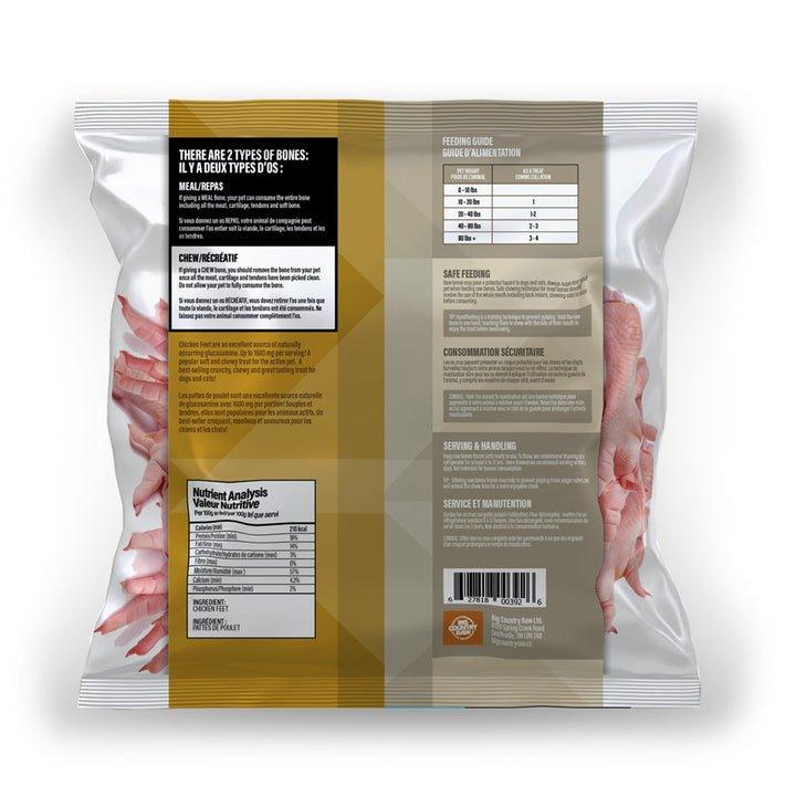 Big Country Raw Dog Treats - Chicken Feet - Toronto Pets