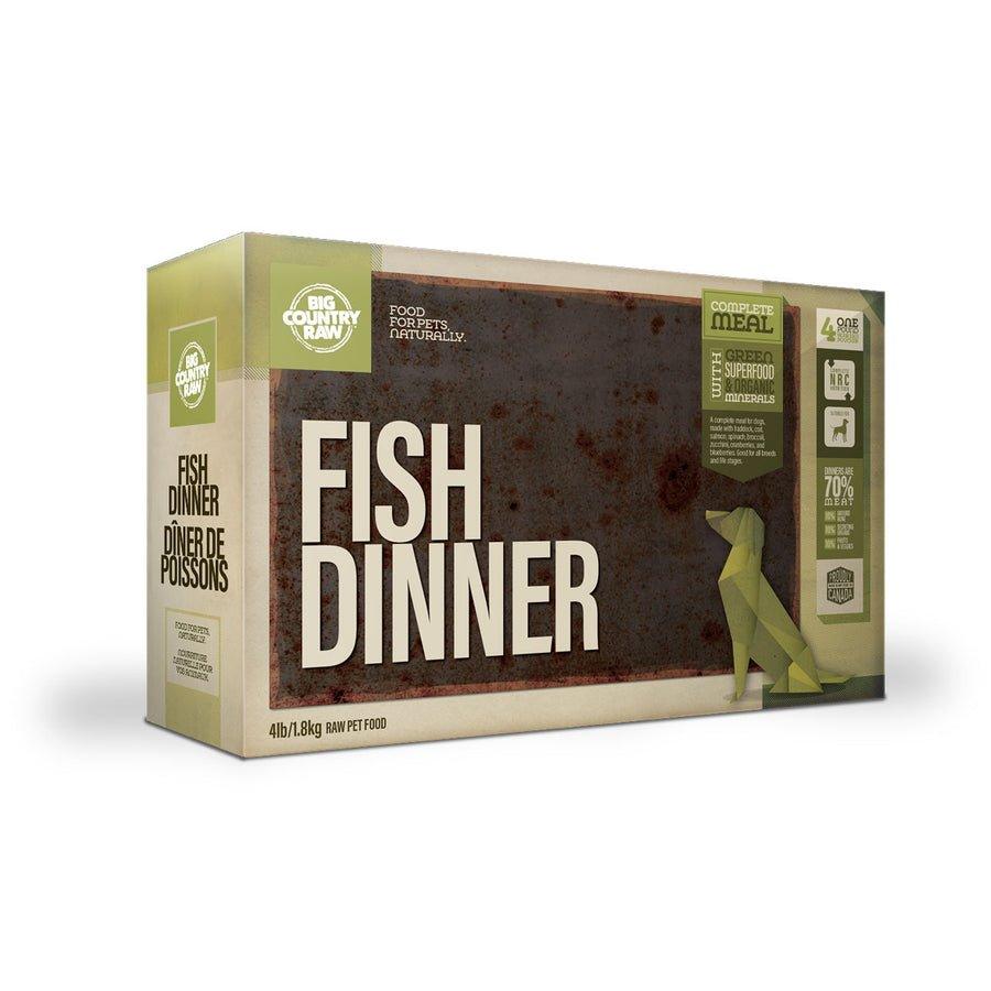 Big Country Raw Frozen Dog Food - Fish Dinner Carton - Toronto Pets