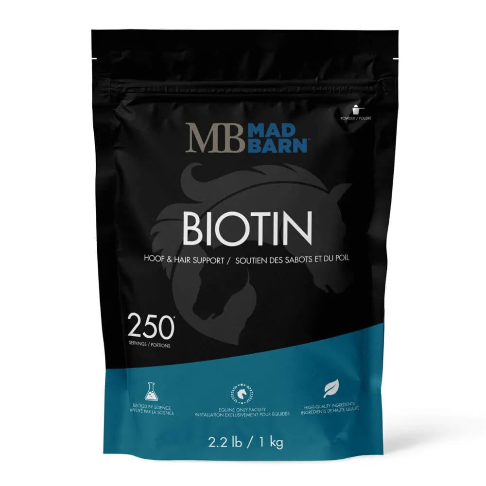Equine Supplements - Mad Barn Biotin 0.5%