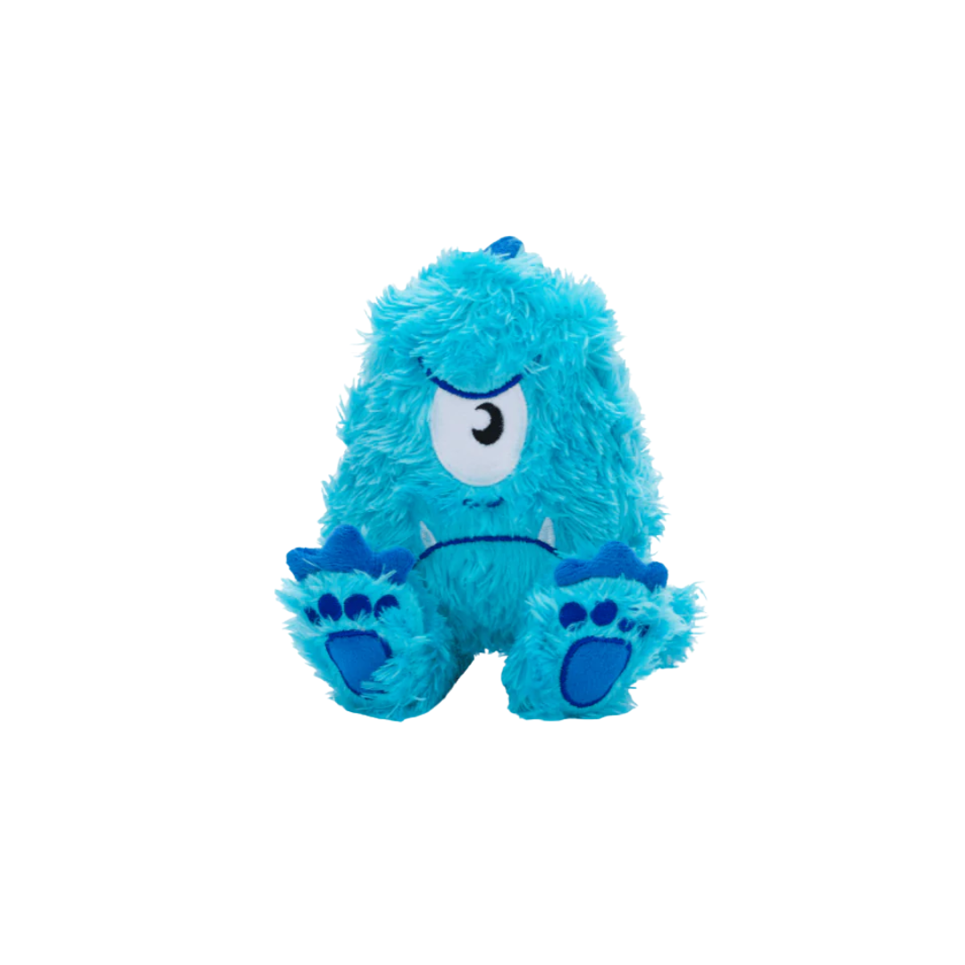 fabdog Dog Toys - Fluffy Blue Monster