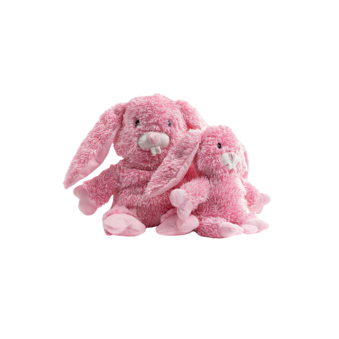 fabdog Dog Toys - Fluffy Pink Bunny