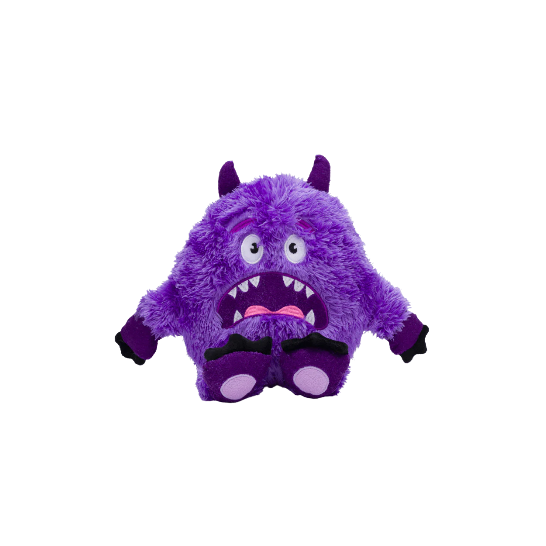 fabdog Dog Toys - Fluffy Purple Monster