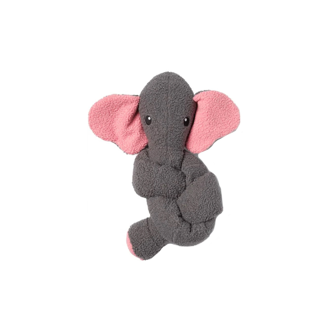 fabdog Dog Toys - Twisty Elephant