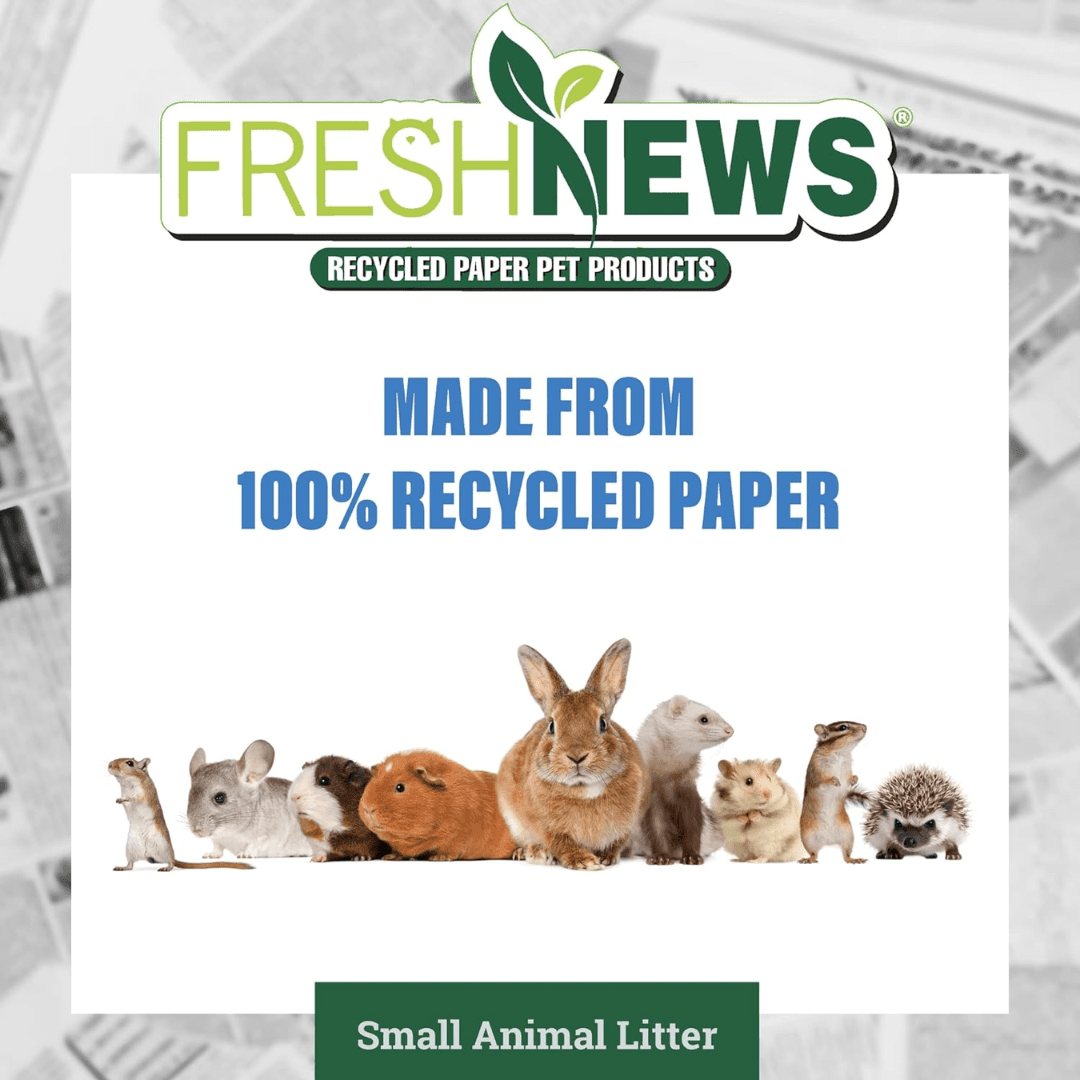 Fresh News Small Animal Litter - Original Recycled Paper Pellets Litter - Toronto Pets