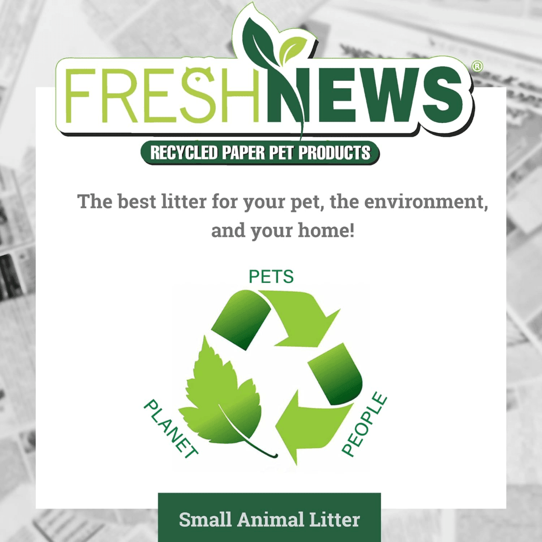 Fresh News Small Animal Litter - Original Recycled Paper Pellets Litter - Toronto Pets