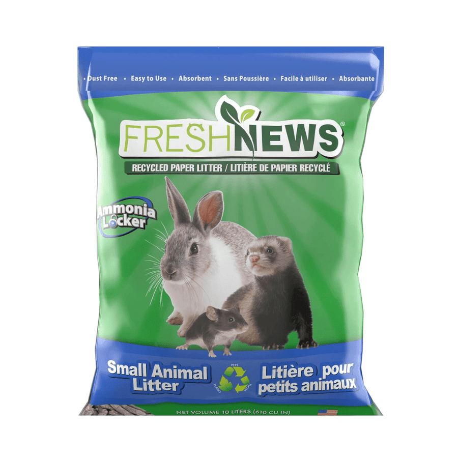 Fresh News Small Animal Litter - Original Recycled Paper Pellets Litter - Toronto Pets