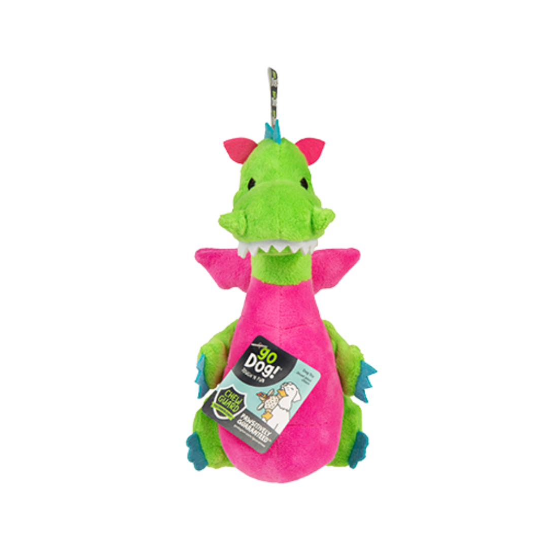 goDOG Dog Toys - Pudge Pot Belly Dragon