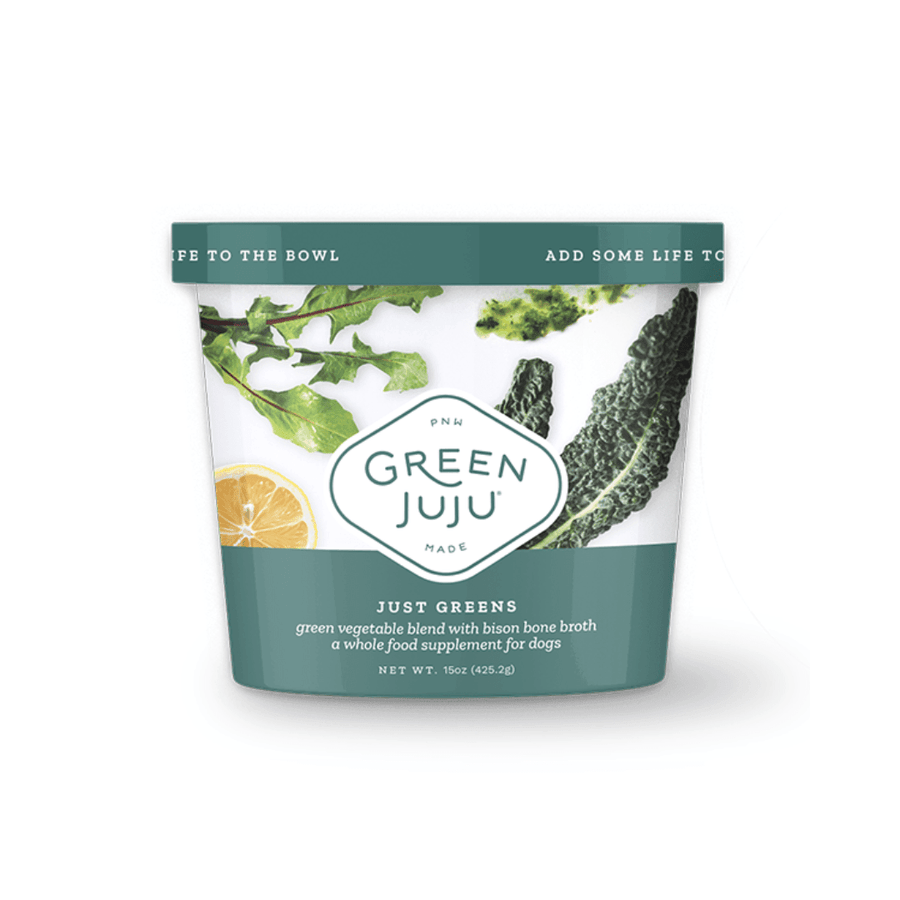 Green Juju Frozen Dog Broths - Just Greens Frozen Vegetable Blend Bison Bone Broth - Toronto Pets