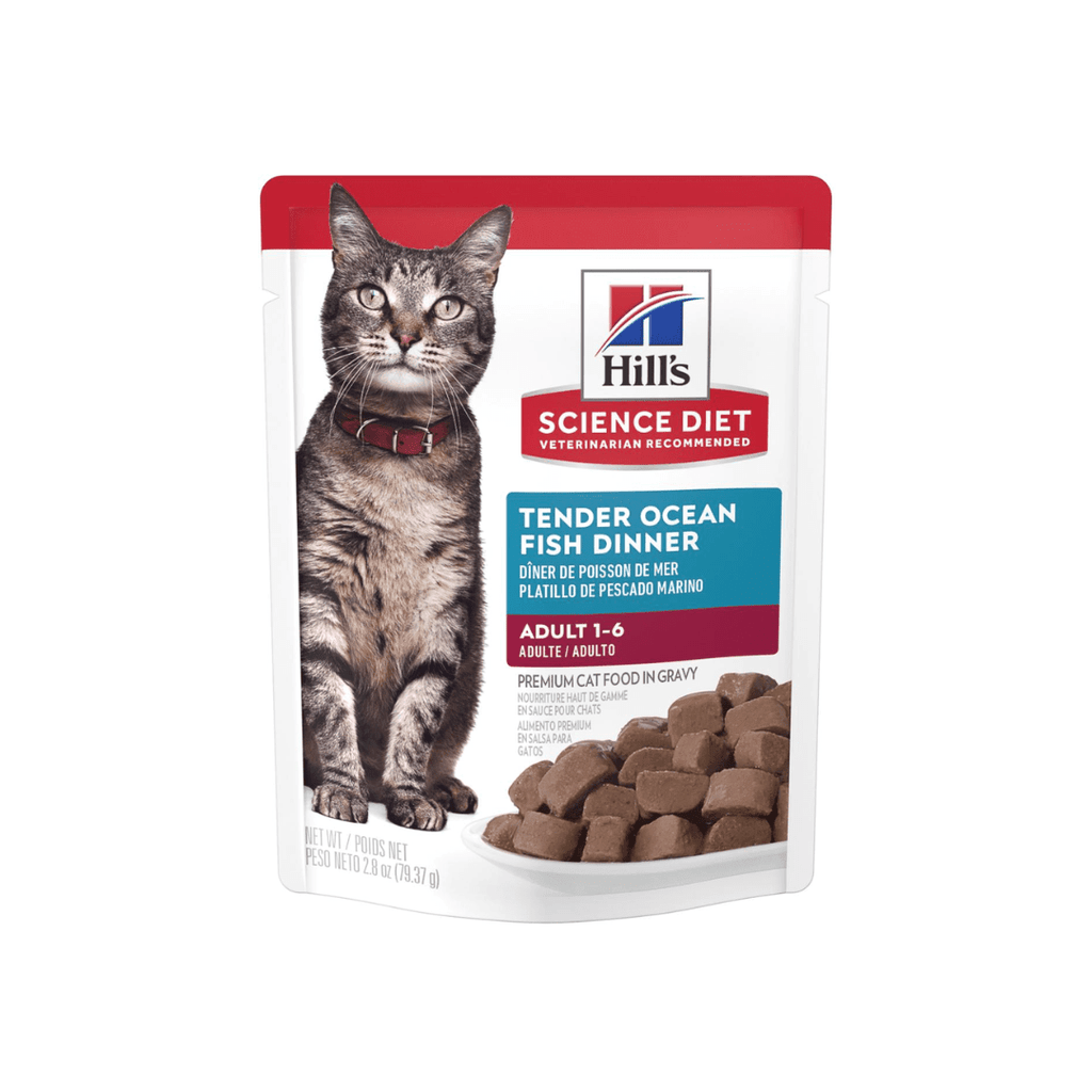 Hill s Science Diet Wet Cat Food Adult Tender Ocean Fish Dinner Pouc Toronto Pets
