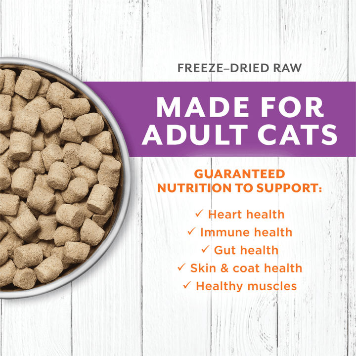 Instinct Freeze - Dried Cat Food - Raw Longevity 100% Freeze - Dried Raw Meals Farm - Raised Rabbit Recipe - Toronto Pets