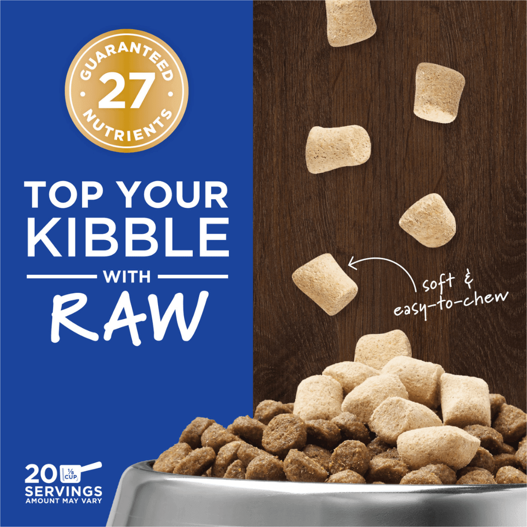 Instinct Freeze - Dried Dog Toppers & Mix - Ins - Raw Boost Mixers Multivitamin For Adult Dogs Ages 7 Plus Pouch - Toronto Pets