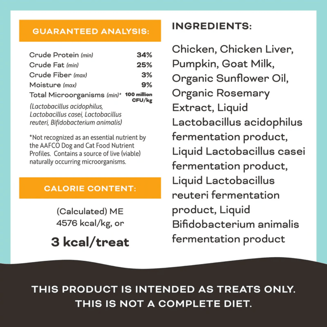 Primal Freeze - Dried Dog Treats - Pumpkin For My Pumpkin Chicken, Pumpkin, & Goat Milk Treats - Toronto Pets