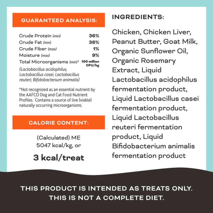 Primal Freeze - Dried Dog Treats - You're My Butter Half Chicken, Peanut Butter, & With Goat Milk Treats - Toronto Pets