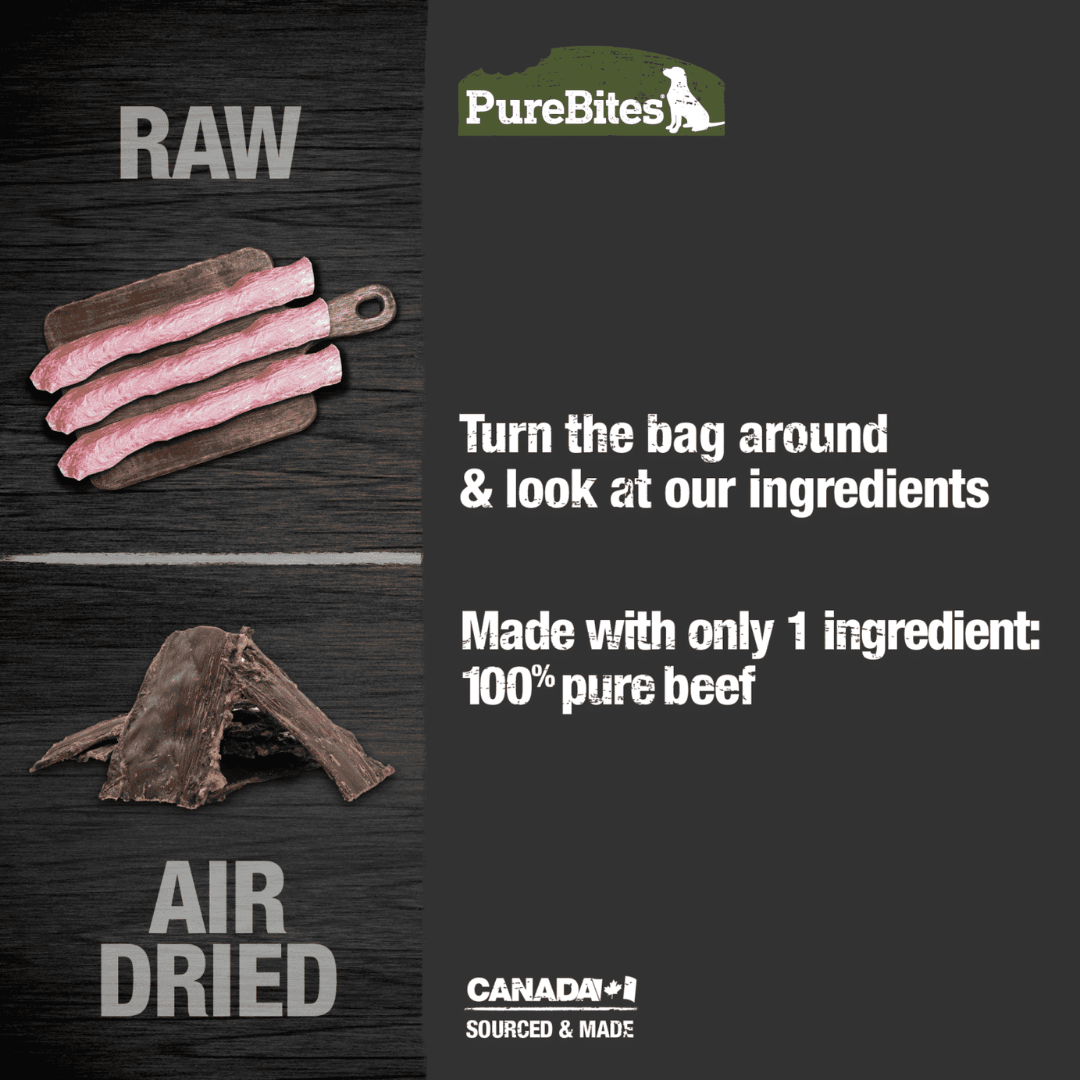 PureBites Air - Dried Dog Treats - Beef - Toronto Pets
