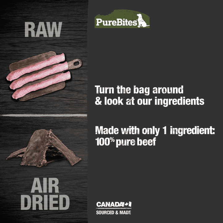 PureBites Air - Dried Dog Treats - Beef - Toronto Pets