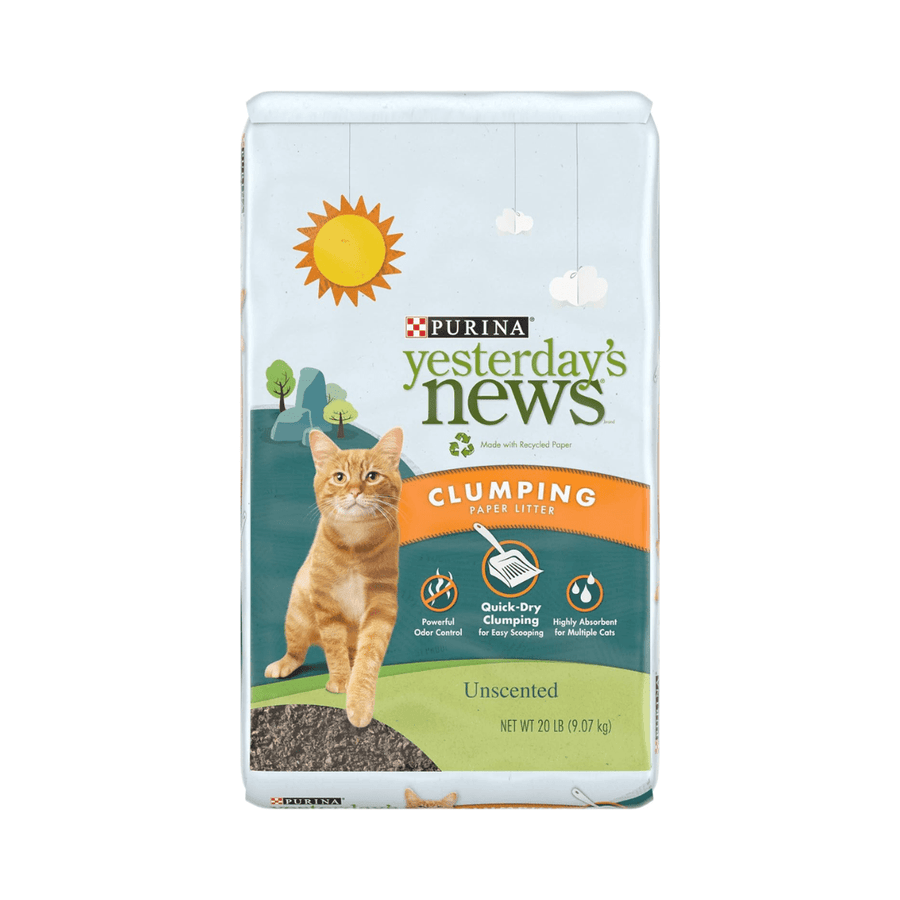 Purina Yesterday's News Cat Litter - Clumping Unscented Paper Formula - Toronto Pets