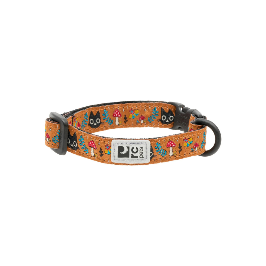 RC Pets Kitty Breakaway Collar in the Forager pattern