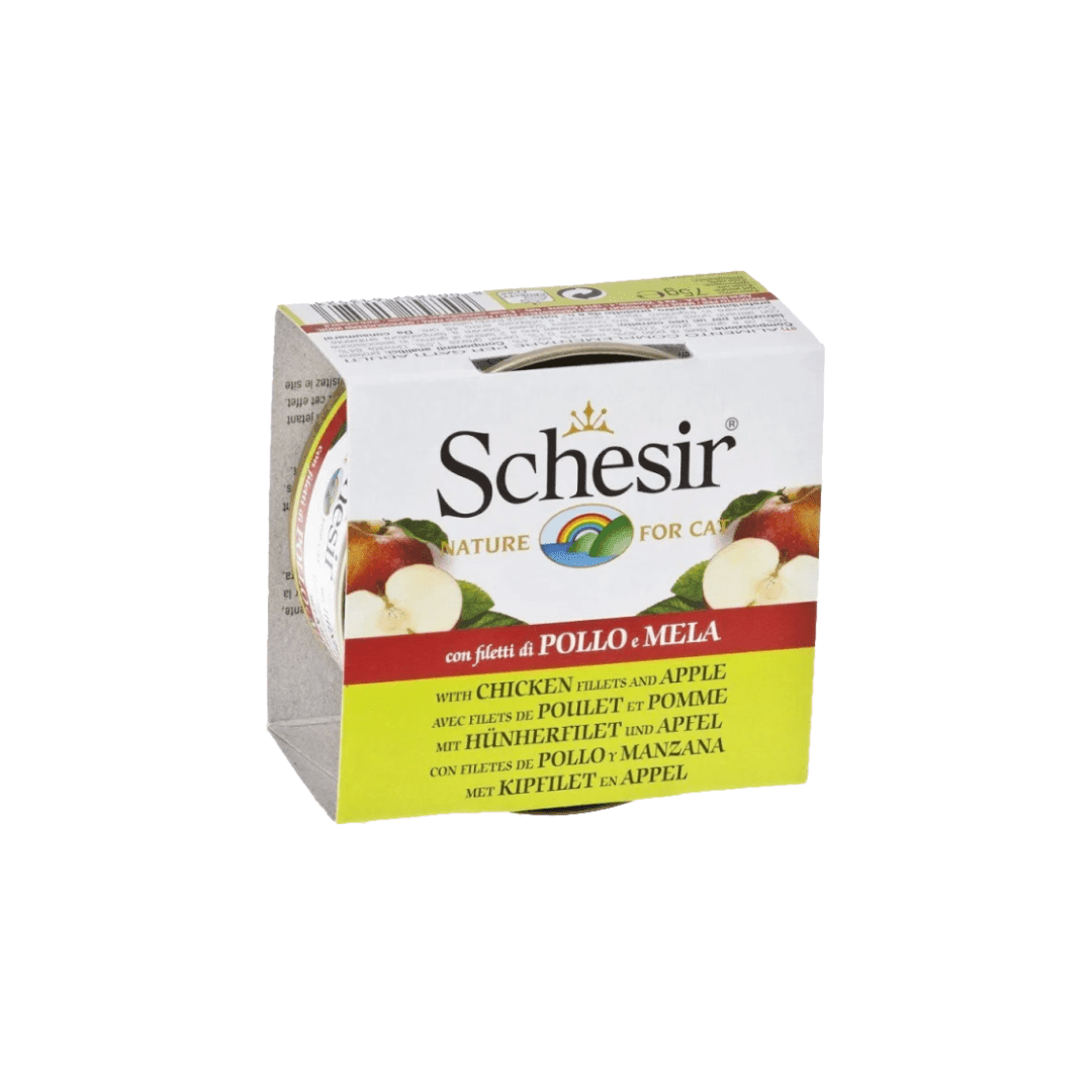 Schesir Wet Cat Food - Chicken Fillets with Apple and Rice Natural Style Canned - Toronto Pets
