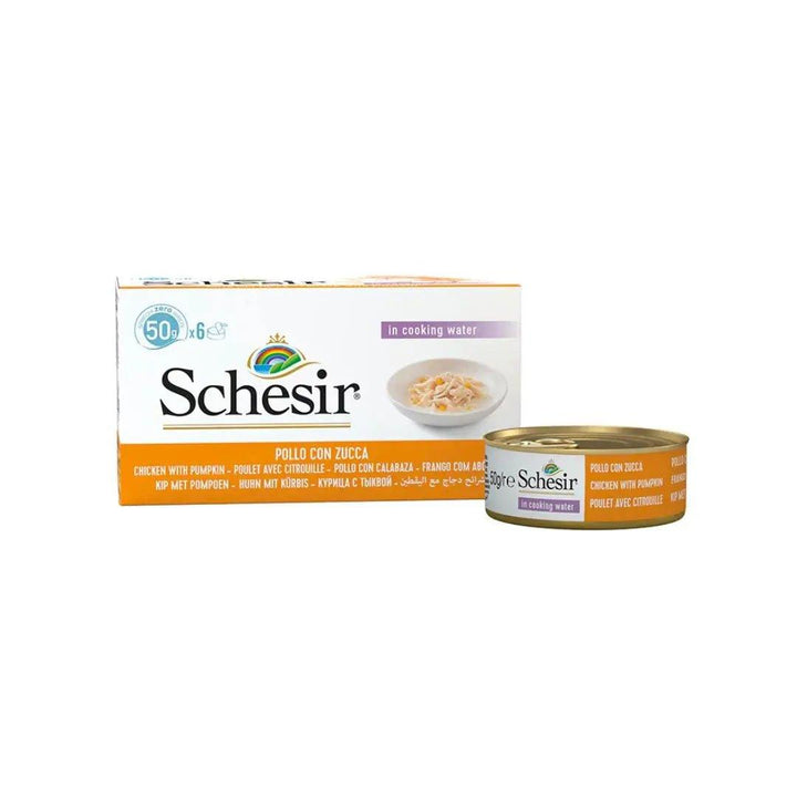 Schesir Wet Cat Food - Chicken with Pumpkin in Jelly Canned Multipack - Toronto Pets