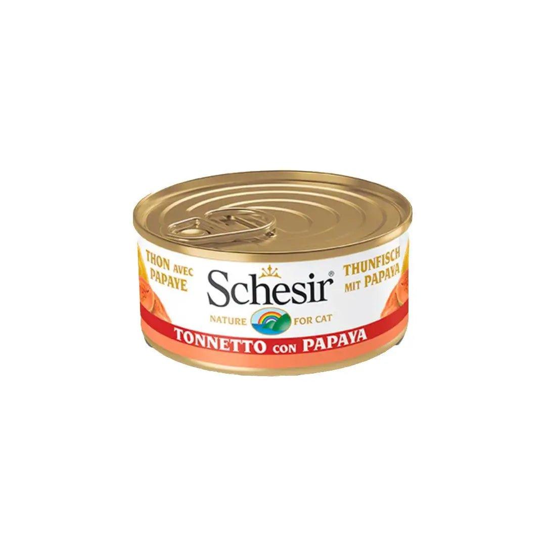Schesir Wet Cat Food - Tuna Entree with Papaya in Jelly Canned - Toronto Pets