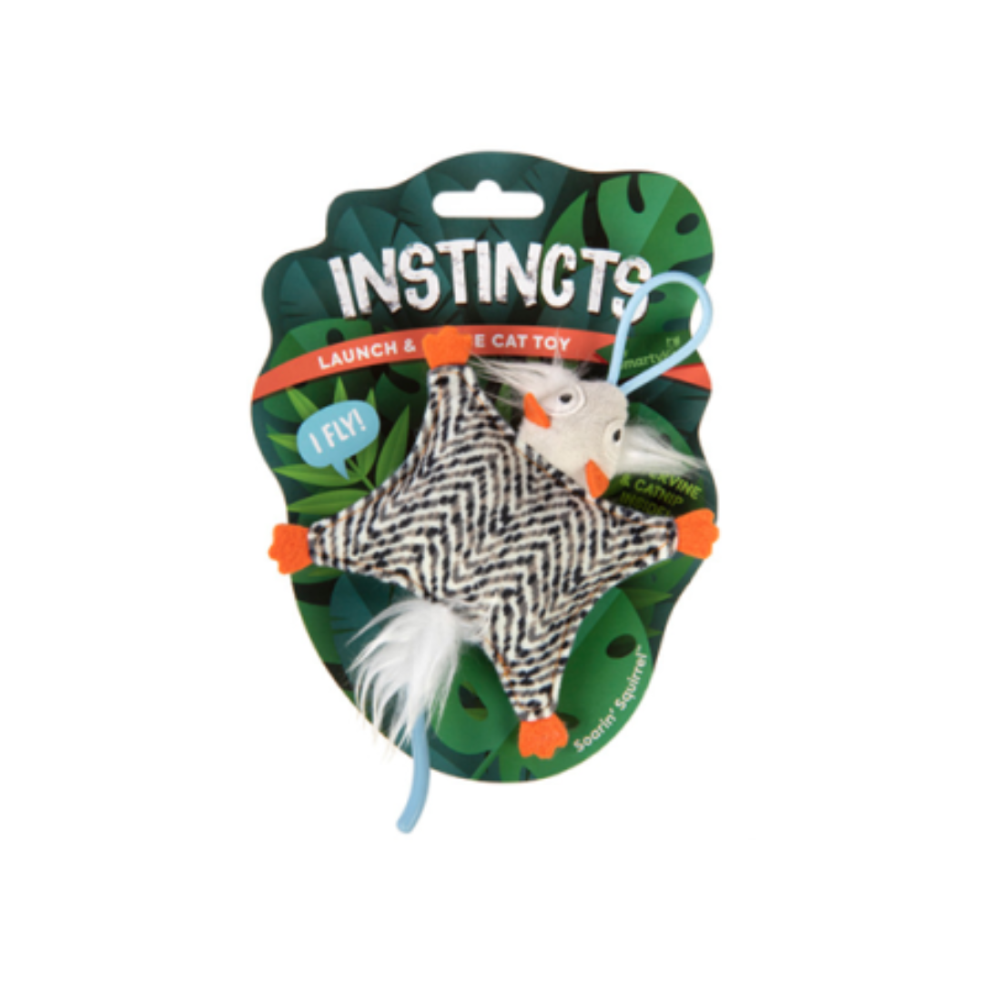 Instincts by SmartyKat Soarin' Squirrel HappyNip cat toy
