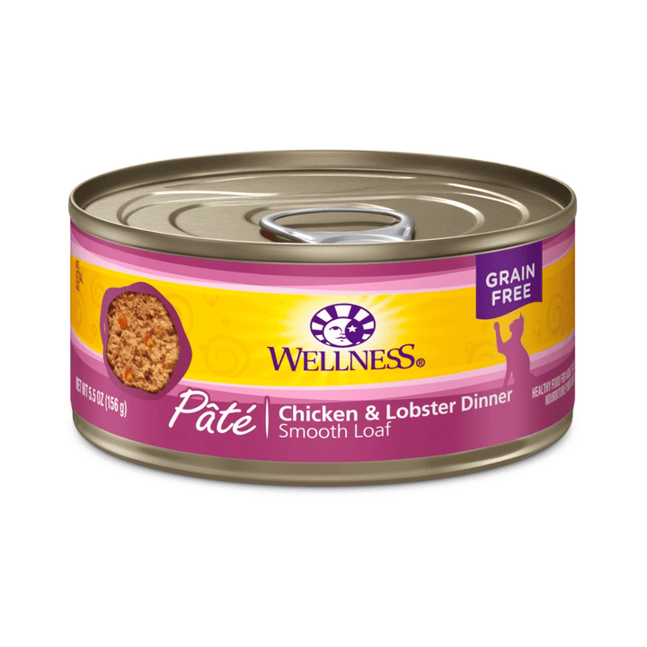 Wellness Wet Cat Food - Chicken & Lobster Pate Dinner Canned - Toronto Pets