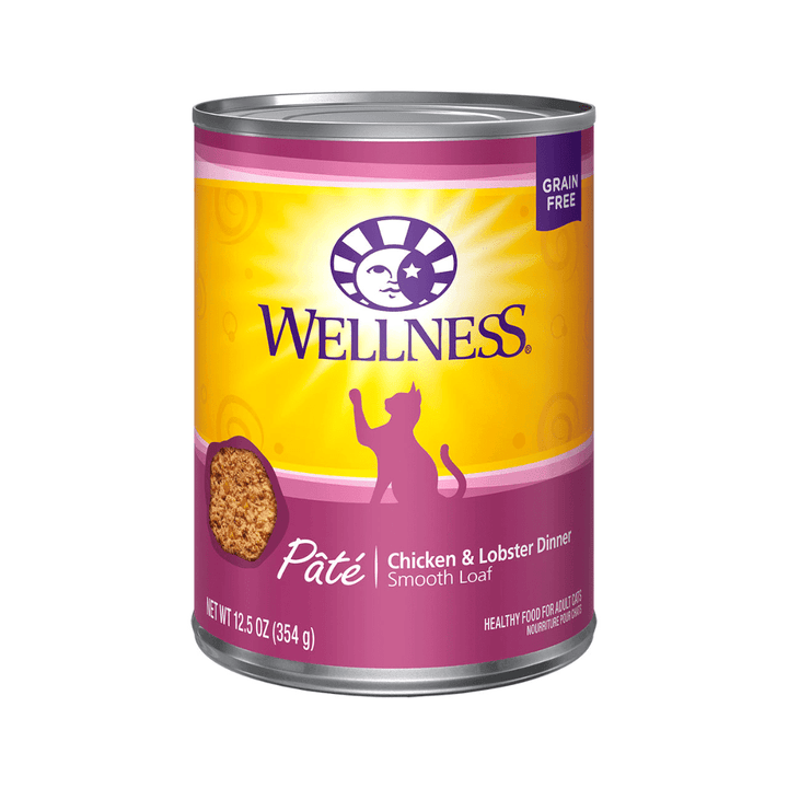 Wellness Wet Cat Food - Chicken & Lobster Pate Dinner Canned - Toronto Pets
