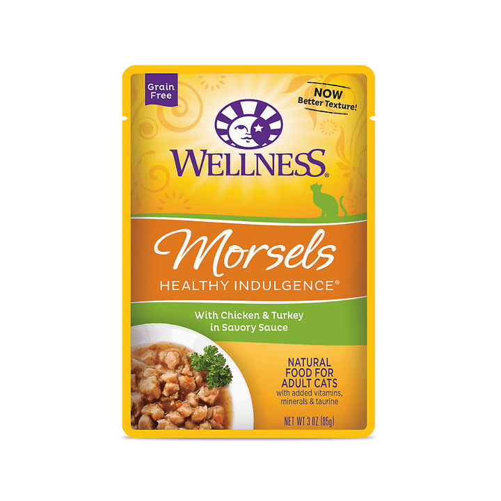 Wellness Wet Cat Food - Morsels Healthy Indulgence Chicken & Turkey Pouch - Toronto Pets