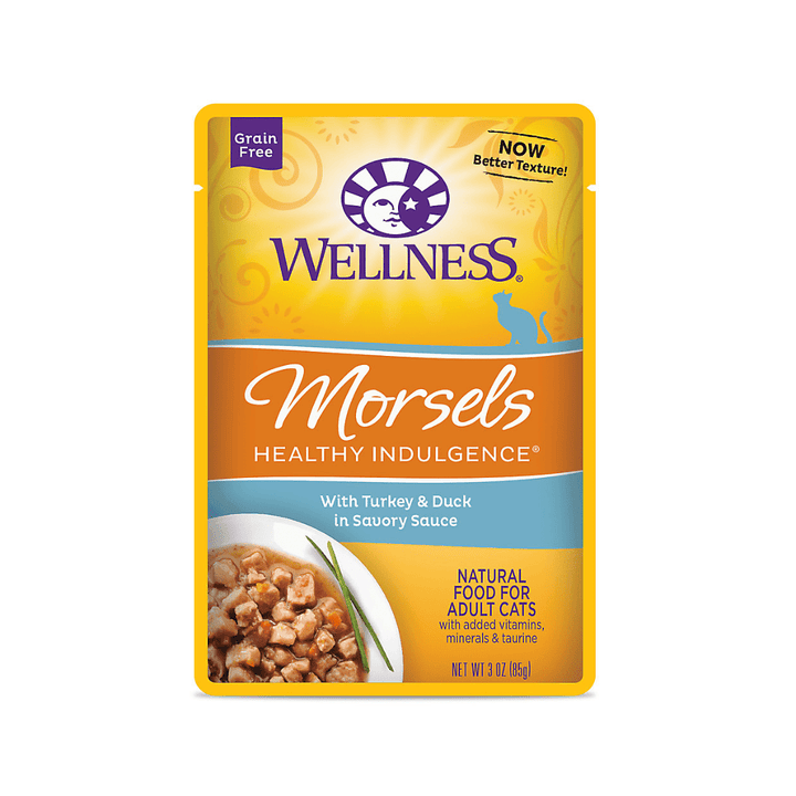 Wellness Wet Cat Food - Morsels Healthy Indulgence Turkey & Duck Pouch - Toronto Pets