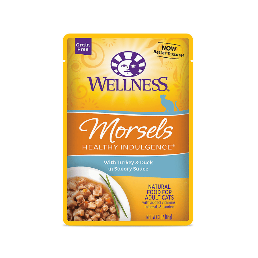 Wellness Wet Cat Food - Morsels Healthy Indulgence Turkey & Duck Pouch - Toronto Pets