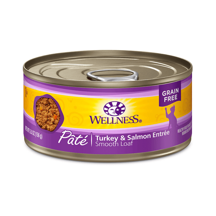 Wellness Wet Cat Food - Turkey & Salmon Entree Pate Canned - Toronto Pets